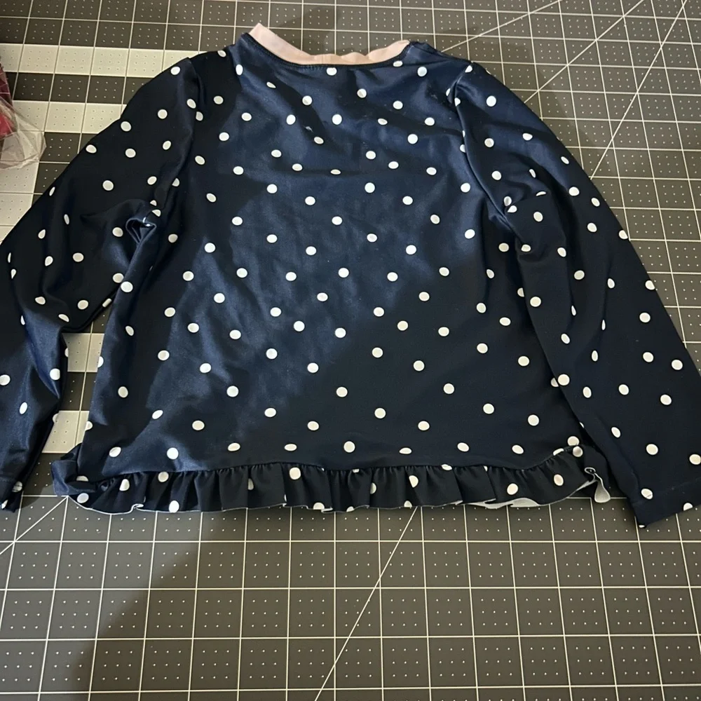 H&M Dark Blue Polka Dot Kids Swimwear